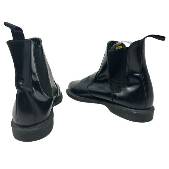 Dr. Martens Flora Chelsea Boots Pull-On Leather Polished Black‎ Size US 9 - Picture 9 of 13
